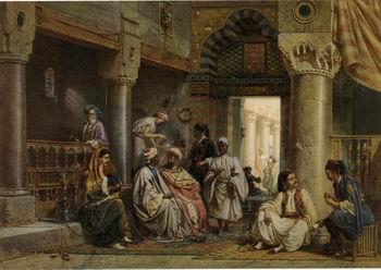unknow artist Arab or Arabic people and life. Orientalism oil paintings  425 China oil painting art